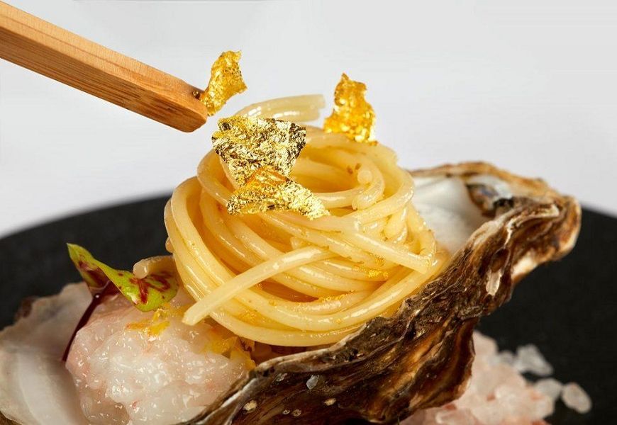 Gold in culinary delights